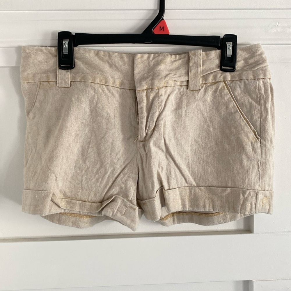 Gold shorts